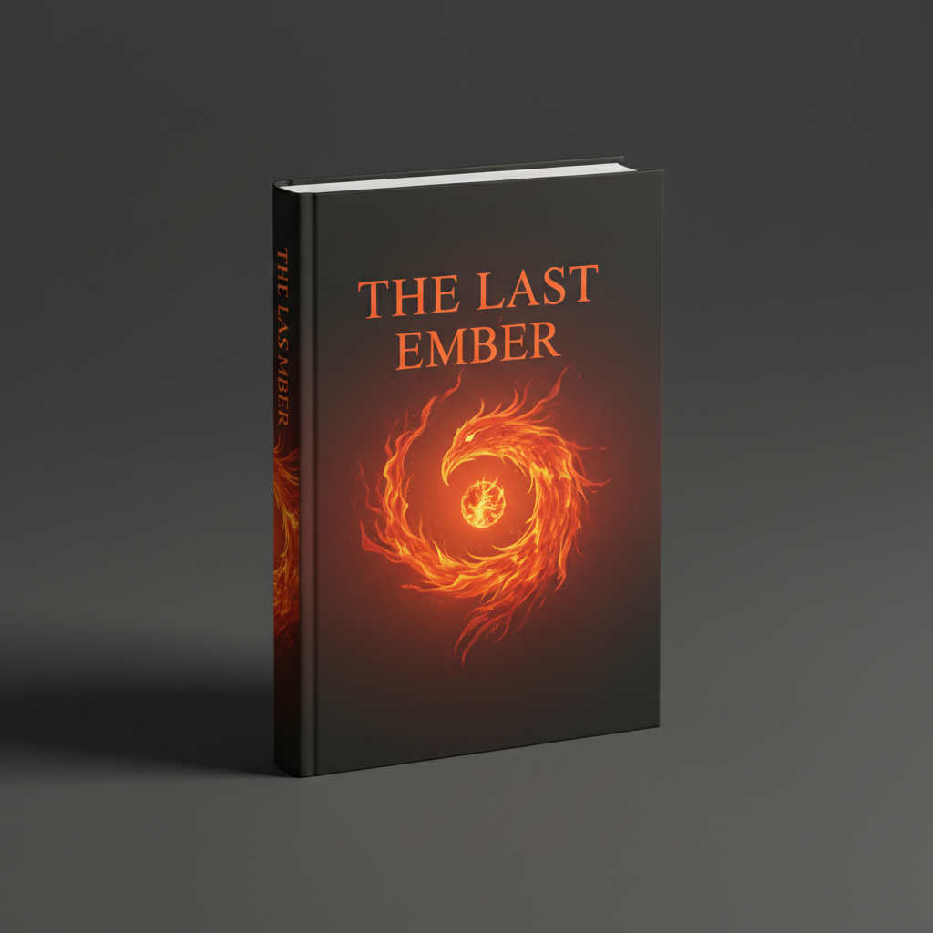 The Last Ember novel cover mockup